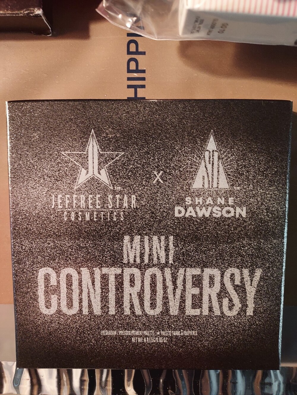 FOR  @ICASIC Jeffree Star x Shane Dawson Mini Controversy Palette - Black/Silver